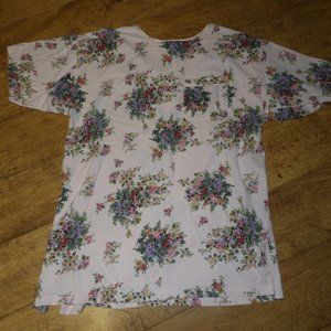 Victoria's Secret Cotton Pink Floral Nightshirt, M
